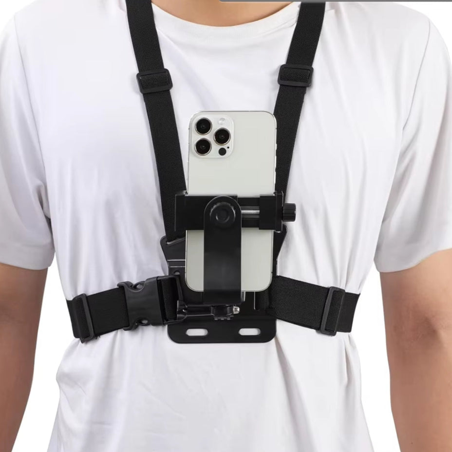6 in 1 Phone Mount Holder Chest Strap Action Camera Kit for Gopro Hero 13 12 Insta360 for Iphone Samsung Huawei Accessories Set