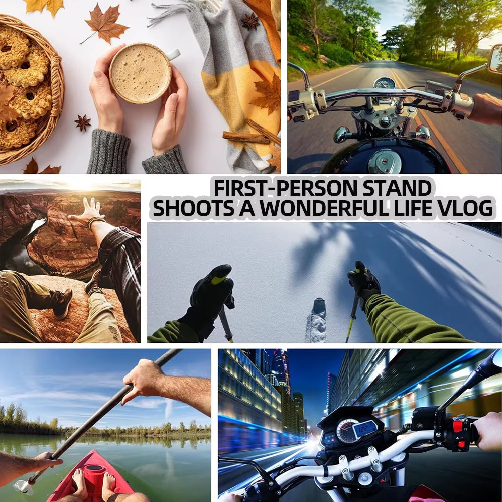 6 in 1 Phone Mount Holder Chest Strap Action Camera Kit for Gopro Hero 13 12 Insta360 for Iphone Samsung Huawei Accessories Set